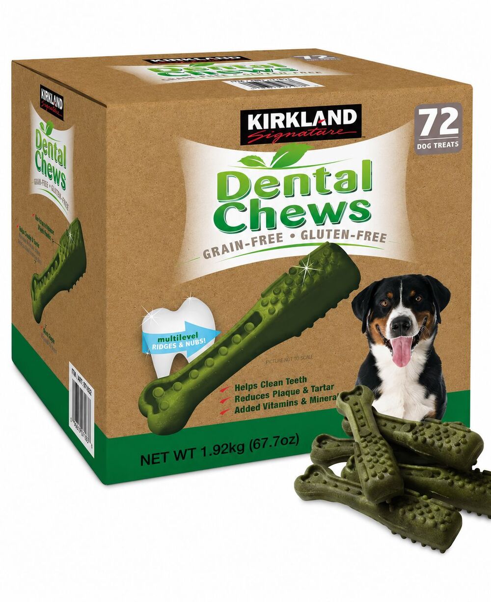 Kirkland Signature Dental Chews 72 Dog Treats